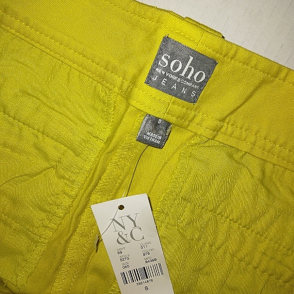 ☆NWT☆Women's "NEW YORK & COMPANY" 4" Soho Jeans Hampton Shorts☆Sz.8 - Picture 5 of 13